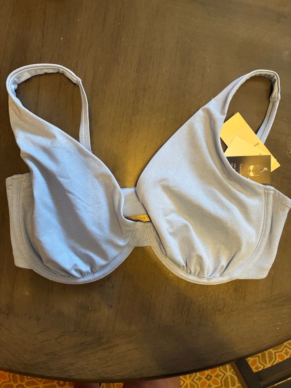 Abercrombie & Fitch Light Blue Bikini Top